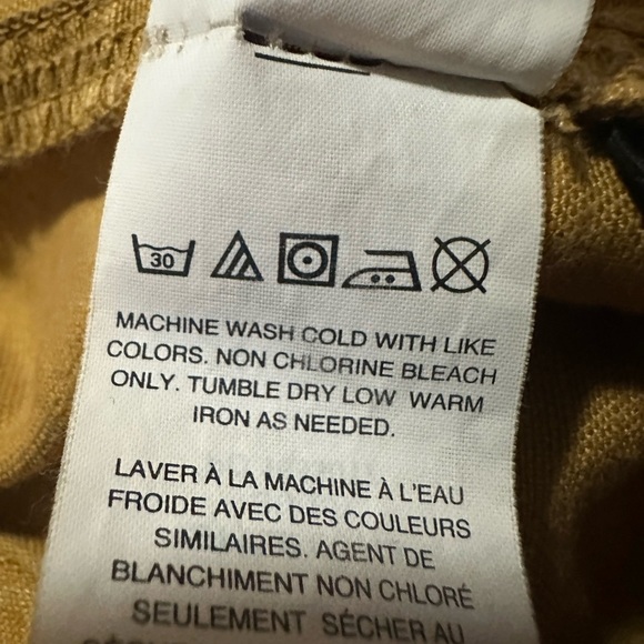 J. Crew Women’s Short - Size 10 - Linen/Cotton Blend - Mustard Yellow - Picture 5 of 8